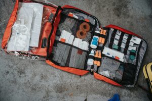a first aid kit - pet first aid kit