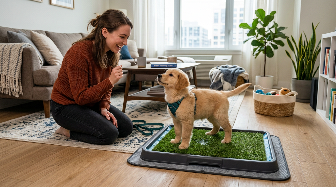 How to Potty Train a Dog in an Apartment 2
