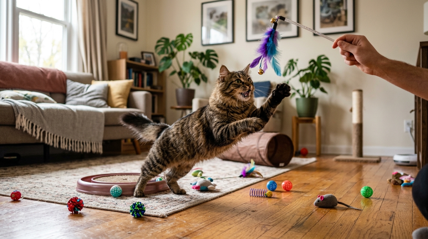 15 Best Cat Toys for Indoor Apartment Cats