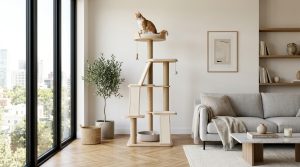 Cat trees apartment pet