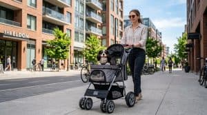 Dog stroller apartment