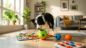 Interactive dog toys apartment