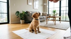 Potty train dog apartment